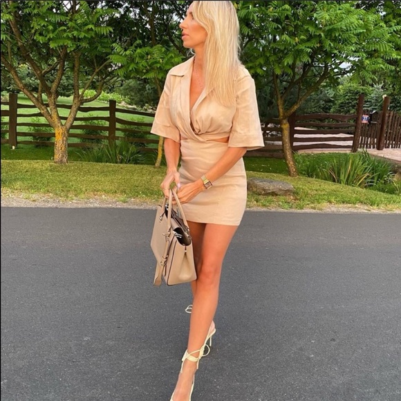 Zara Cut Out Mini Dress - Picture 9 of 14